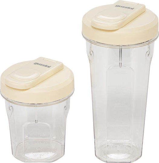 Guzzini Sous Chef On-the-Go Μίξερ με Πλαστικό Κάδο Κρεμ 600W