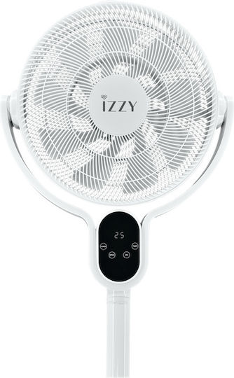 Izzy Πολυμορφικός Ανεμιστήρας 25W Διαμέτρου 40cm Λευκός