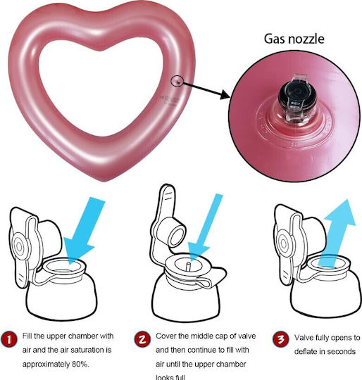 Kinder-Inflatable Schwimmer für das Meer Rosa