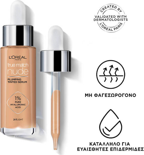L'Oreal Paris True Match Tinted Liquid Foundation Light 30ml