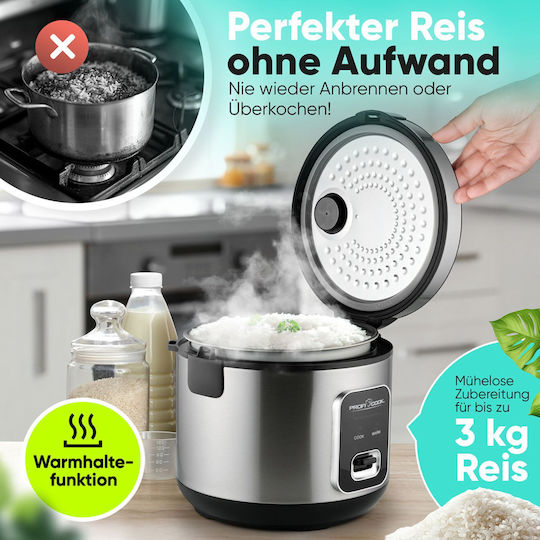 Profi Cook Rice Cooker PC-RK 1285 700W With Bin Capacity 3lt
