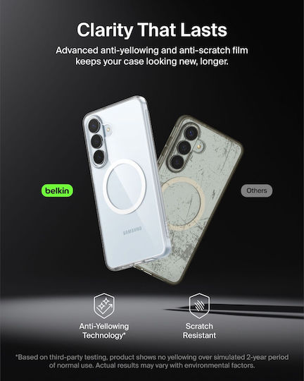 Belkin Sheerforce Back Cover Σιλικόνης / Πλαστικό Διάφανο (Galaxy S26+)
