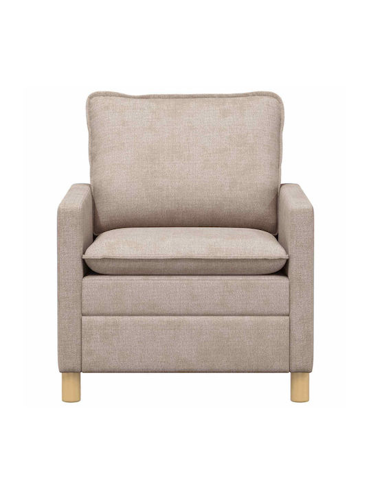 Beige Armchair 76x81x87.5cm