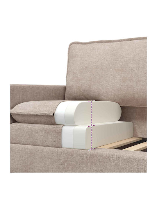 Beige Armchair 76x81x87.5cm