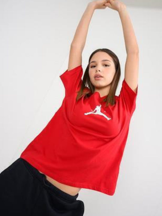 Jumpman Women's T-shirt Red/White