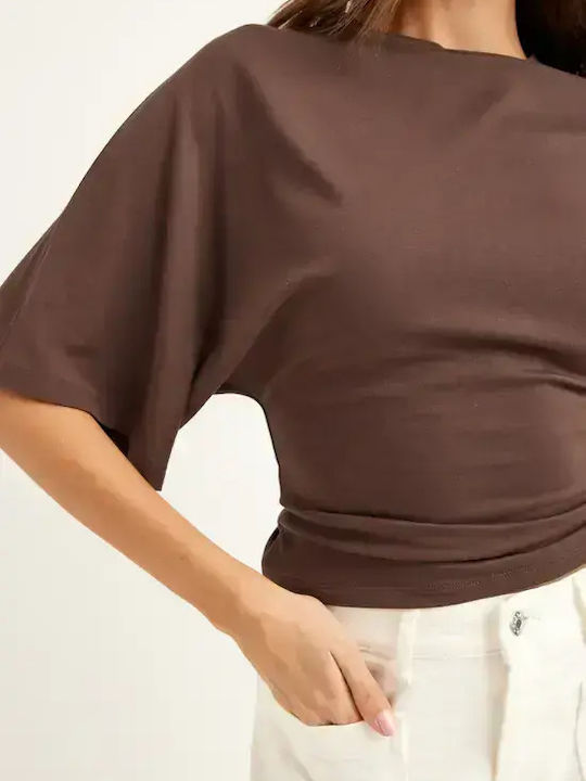 Γυναικείο T-shirt Καφέ