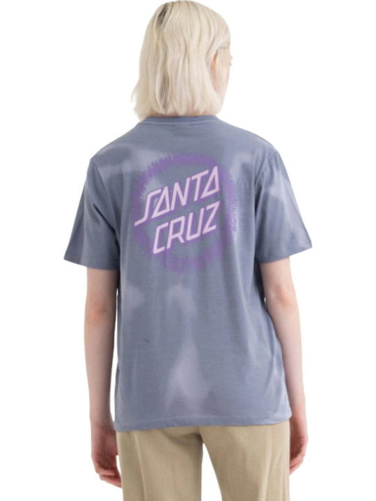 Santa Cruz Women's Polka Dot Purple T-shirt