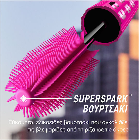 Maybelline Lash Sensational Firework Mascara for Length Blackest Black 10ml