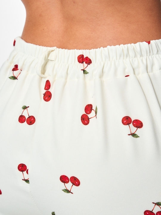 Women's White Set with Trousers