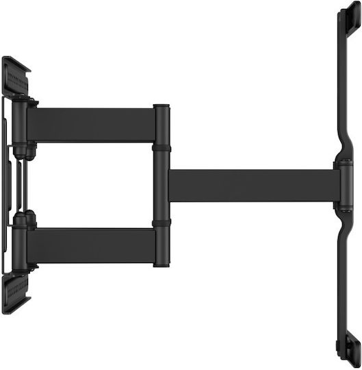 Brateck TV Wall Mount with Extension Arm up to 75" and 60kg Black