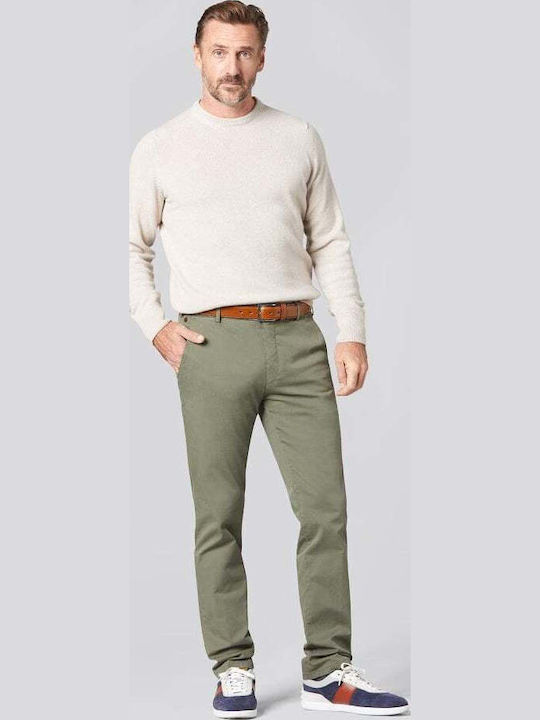 Bonn Chino Elastic Dark Olive Trousers