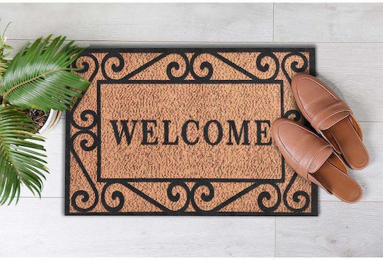 SteweHome Πατάκι Εισόδου Πορτοκαλί 70x45εκ. STE-029126-P29126 Πορτοκαλί