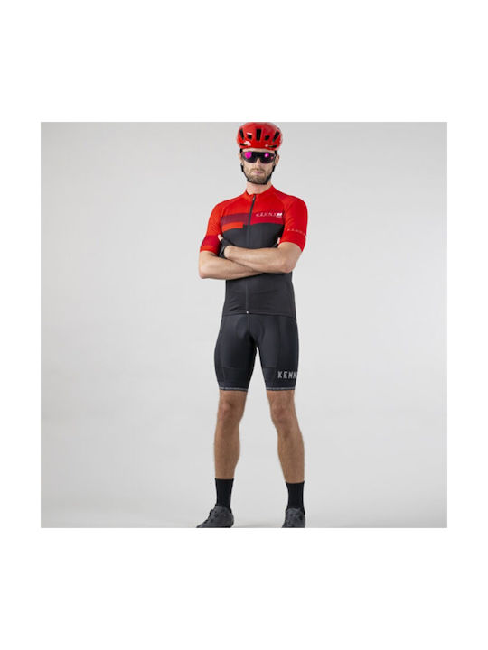 Kenny Ανδρική Κοντομάνικη Μπλούζα Mountain Bike Κόκκινη