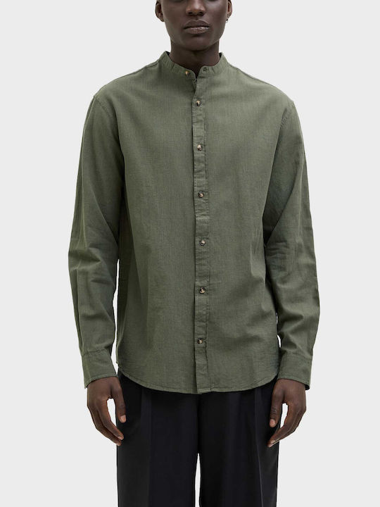 Jack & Jones Λινό Πουκάμισο Iceberg Green