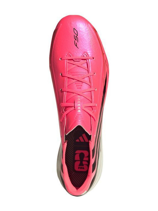 adidas League Ποδοσφαιρικά Παπούτσια με Τάπες FG Ροζ