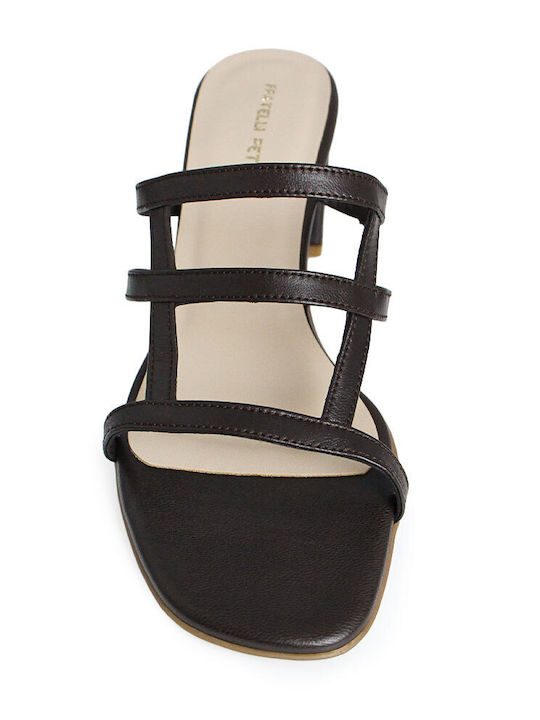 Leather Brown Sandals
