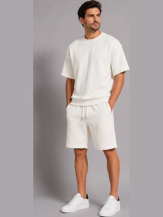 Αθλητική Ανδρική Βερμούδα Off White