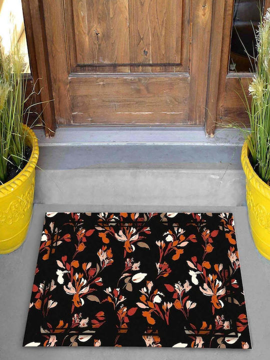 SteweHome Non-Slip Orange Doormat 70x45cm