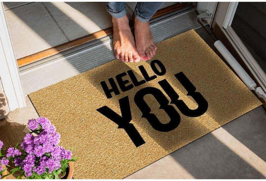 SteweHome Non-Slip Orange Doormat 70x45cm