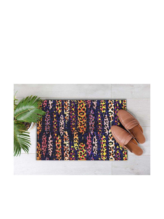 SteweHome Non-Slip Orange Doormat 70x45cm
