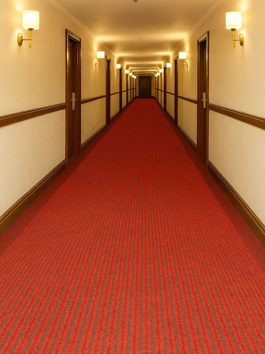 SteweHome Non-Slip Rubber Red Doormat 120x70cm Thickness 10mm