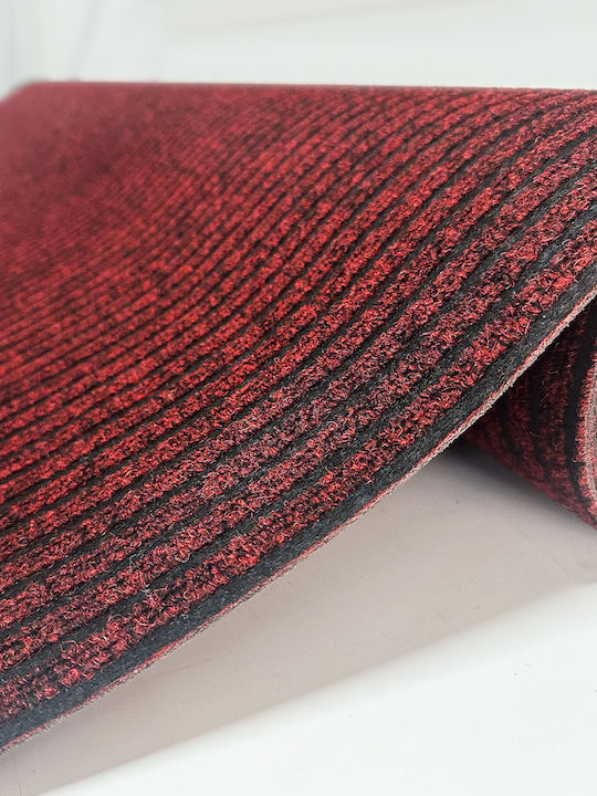 SteweHome Non-Slip Rubber Red Doormat 120x70cm Thickness 10mm