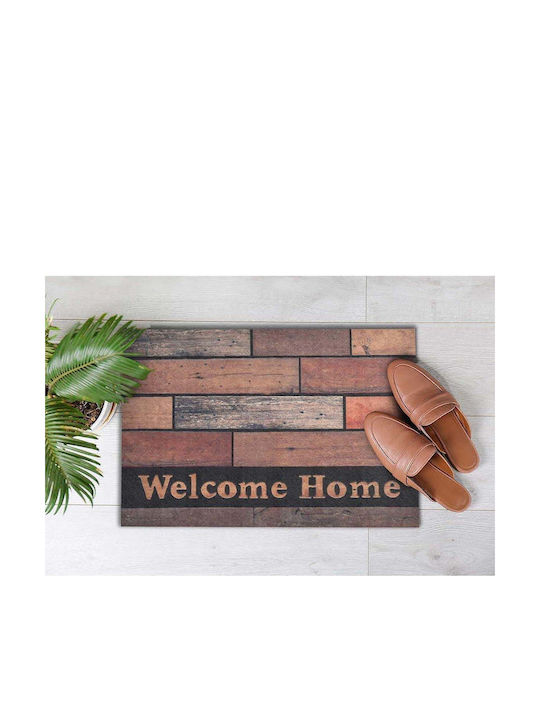 SteweHome Non-Slip Orange Doormat 70x45cm