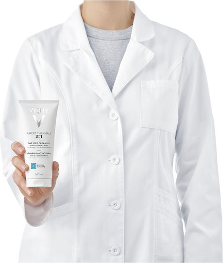 Vichy Purete Thermale 3 in 1 Emulsion Makeup Remover Face & Eyes 200ml