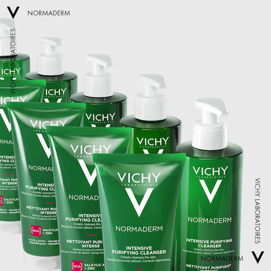 Vichy Normaderm Phytosolution Gel Reinigung Gesicht für Akne-anfällige Haut 200ml