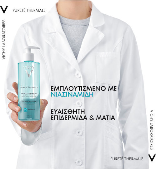 Vichy Purete Thermale Fresh Cleansing Gel B3 & Niacinamide Gel Καθαρισμού Προσώπου 400ml