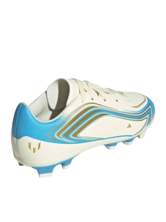 F50 Messi Club TF Παιδικά Ποδοσφαιρικά Παπούτσια με Σχάρα Μπεζ