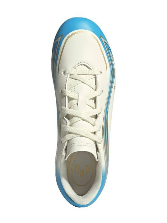 F50 Messi Club TF Παιδικά Ποδοσφαιρικά Παπούτσια με Σχάρα Μπεζ