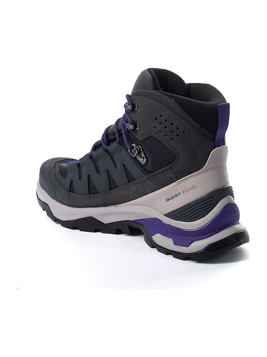 Salomon Women's Hiking Waterproof Boots with Gore-Tex Membrane Gray