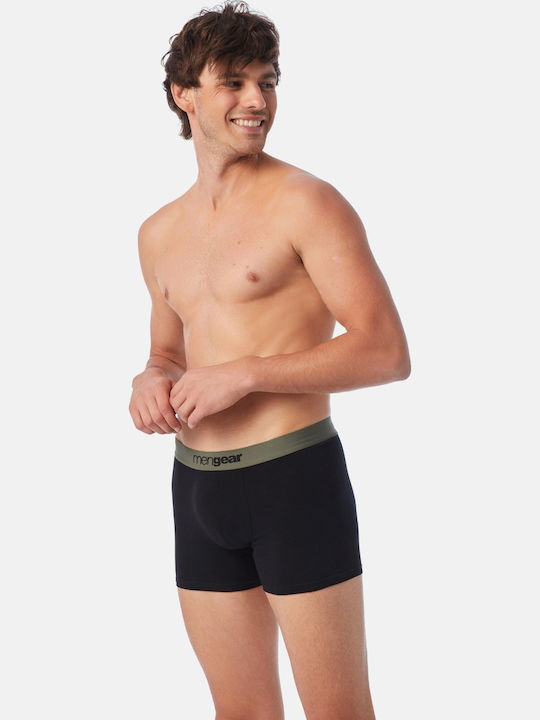 Mengear Ανδρικά Μποξεράκια Χακί 2Pack