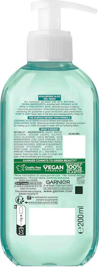 Garnier Hyaluronic Gel Καθαρισμού Προσώπου 200ml