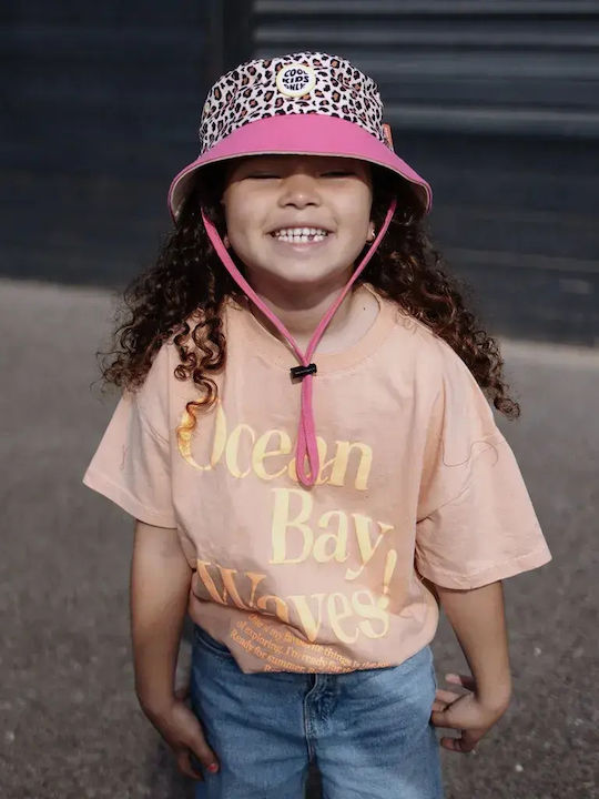 Hello Hossy Kids' Bucket Fabric Pink Hat