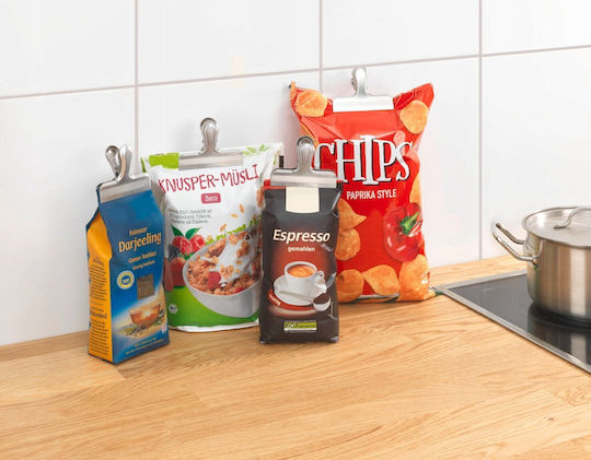 Maximex Clips Gri 10 Bucăți