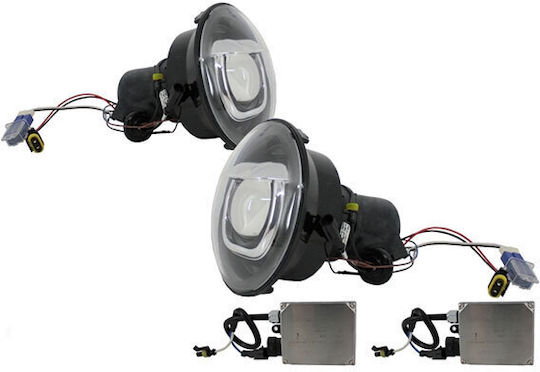 Hid Bi-xenon Προβολεις Jeep Wrangler Jk 2007-2017