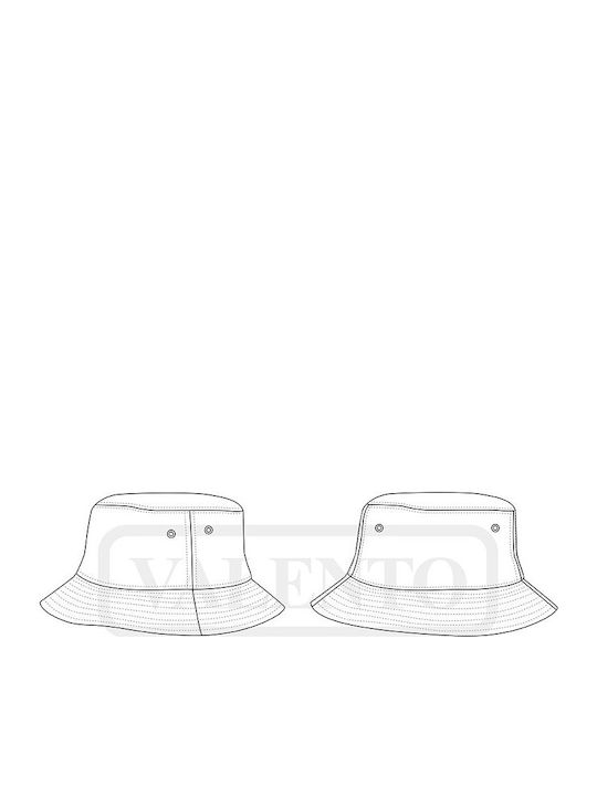 Valento Υφασμάτινo Καπέλο Bucket Μπεζ