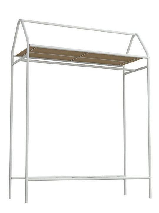 SteweHome SteweHome Kleiderständer aus Metall Weiß 104x143cm