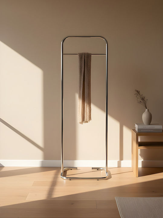 SteweHome SteweHome Kleiderständer aus Metall Silber 44x44x123cm