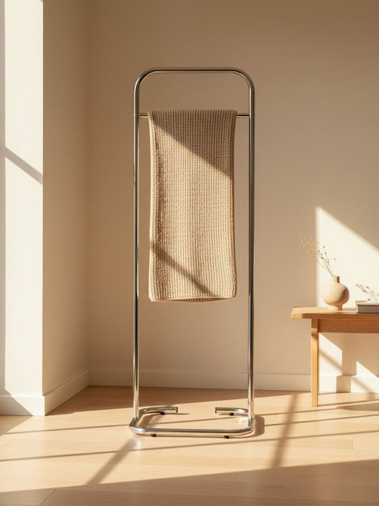 SteweHome SteweHome Kleiderständer aus Metall Silber 44x44x123cm