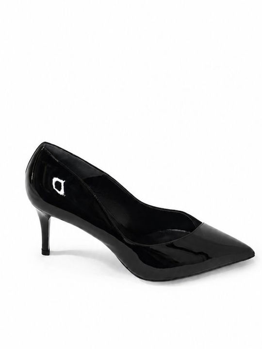 Suede Γόβες Μαύρες