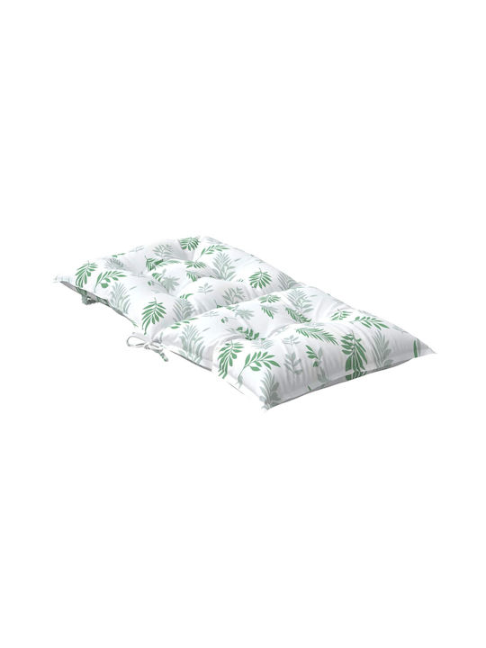 vidaXL Wasserdichtes Gartenstuhlkissen mit Rückenlehne aus Polyester 50x100cm