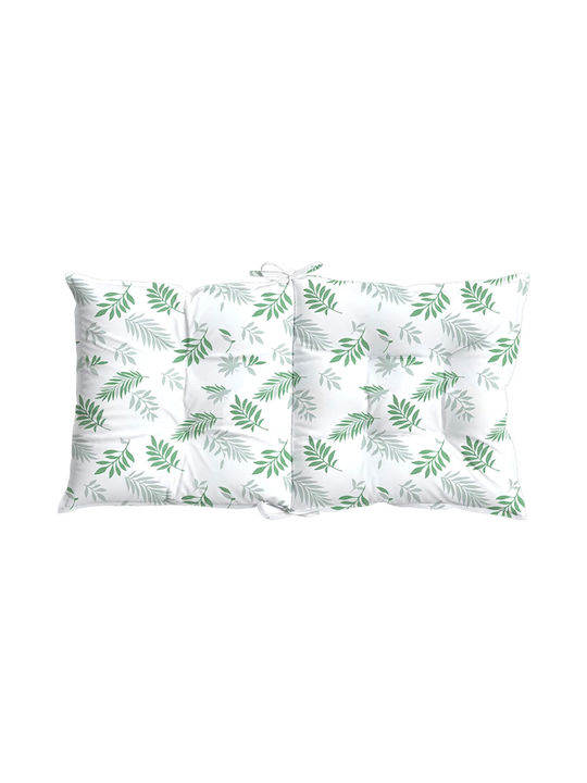 vidaXL Wasserdichtes Gartenstuhlkissen mit Rückenlehne aus Polyester 50x100cm