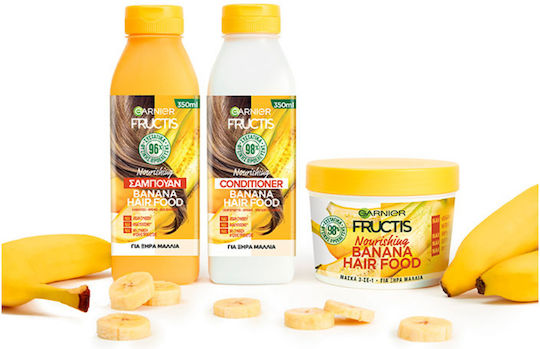 Garnier Fructis Hair Food Banana Balsam Reconstrucție/Nutriție pentru Uscat Păr 350ml