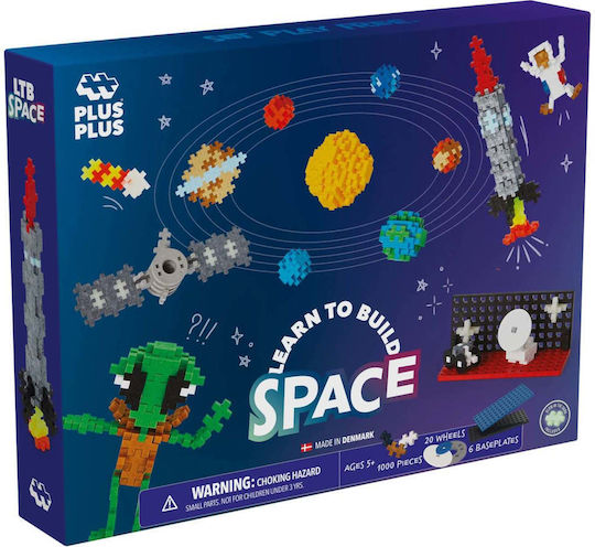 Plus Plus Educational Building Blocks Space for 5+ Years 1000 Pieces