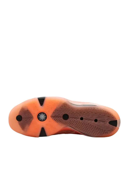 Air  38 Low Low Basketball Shoes Crimson Tint / Orange Pulse / Black