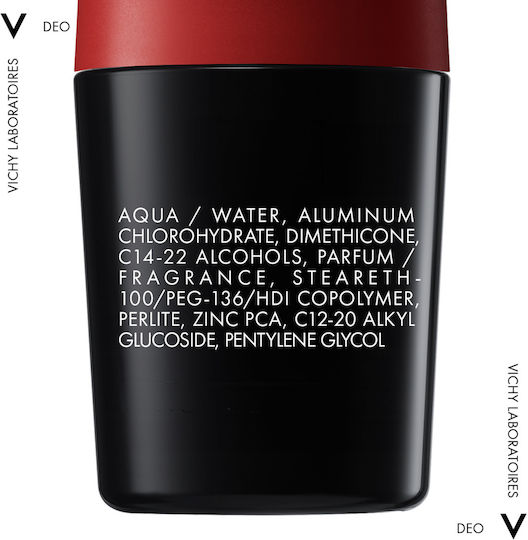 Vichy Homme Clinical Control Anti Odor Αποσμητικό 96h σε Roll-On 50ml