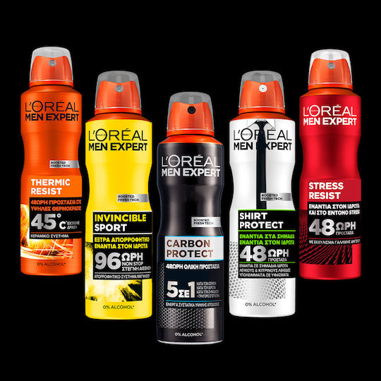 L'Oreal Paris Men Expert Thermic Resist 45°C Αποσμητικό 48h σε Spray 150ml